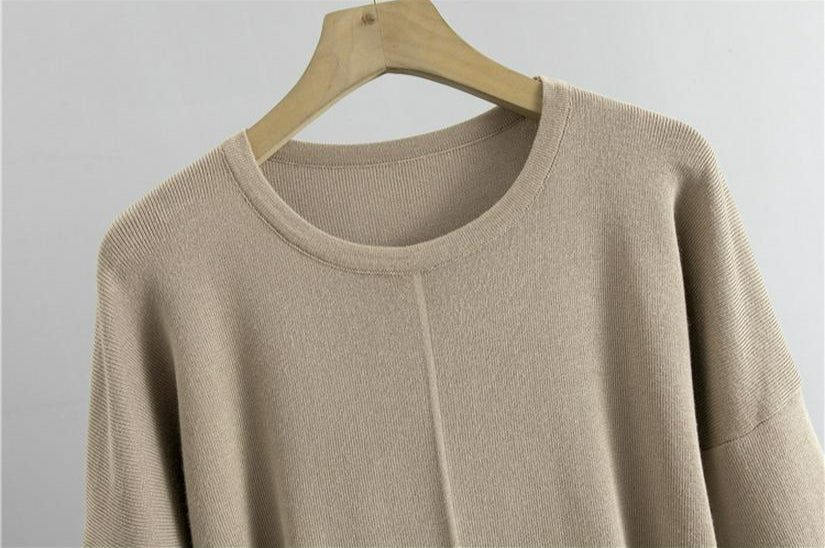 Herbstliches Strick-Set mit Pullover und Hose
