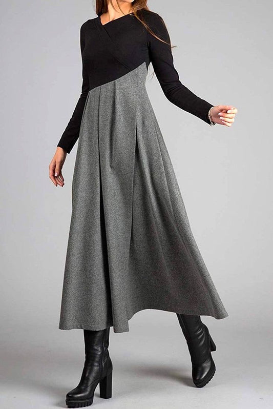 Damen Maxikleid mit figurbetontem Schnitt