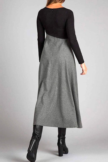 Damen Maxikleid mit figurbetontem Schnitt