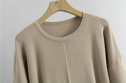 Herbstliches Strick-Set mit Pullover und Hose