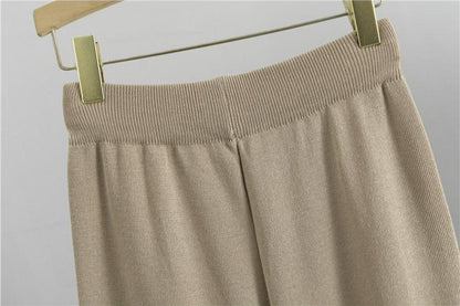 Herbstliches Strick-Set mit Pullover und Hose