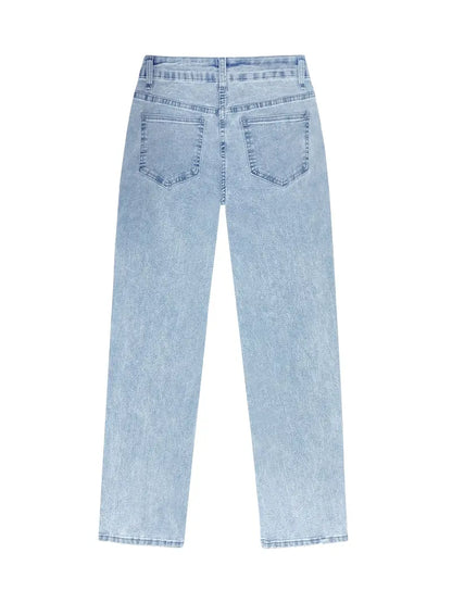 Slim Fit Jeans für Damen mit hoher Taille